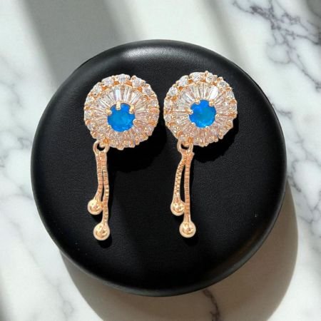 Rose Gold Diamond Earrings